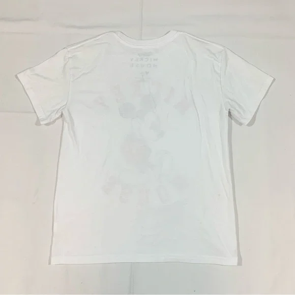 Lot Of 2 Disney Medium Mickey Minnie Mouse Crewneck Coup T Shirt S/S Graphic Tee - Picture 5 of 10